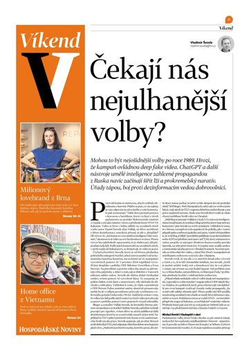 Obálka e-magazínu Hospodářské noviny - příloha Víkend 080 - 25.4.2025 Víkend