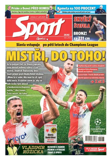 Obálka e-magazínu Sport 17.9.2025