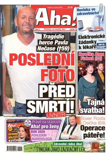 Obálka e-magazínu AHA! 3.1.2026