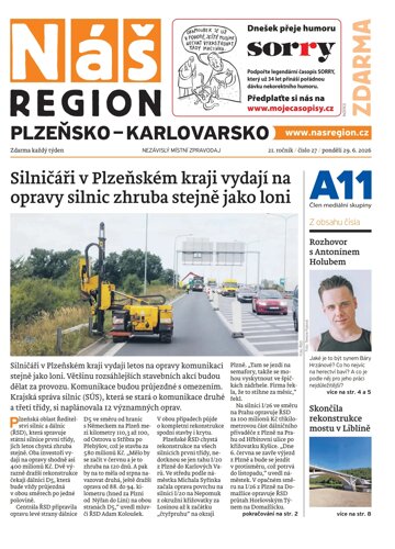 Obálka e-magazínu Náš Region - Karlovarsko 27/2026