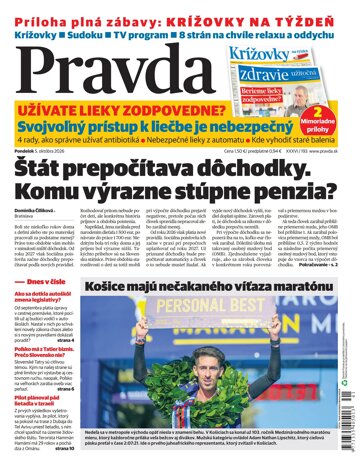 Obálka e-magazínu Pravda 5. 10. 2026