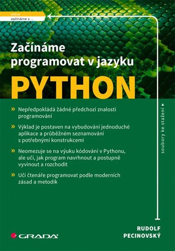 Obálka knihy Začínáme programovat v jazyku Python