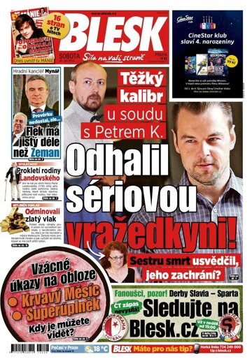 Obálka e-magazínu Blesk 26.9.2015