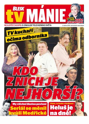 Obálka e-magazínu Blesk Tv manie 2.4.2016