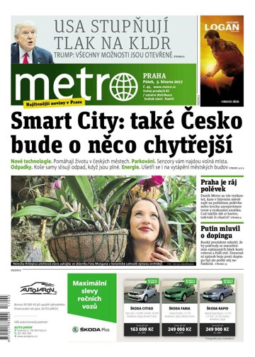Obálka e-magazínu deník METRO 3.3.2017