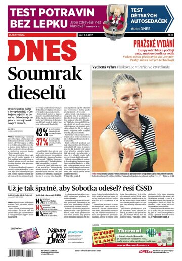 Obálka e-magazínu MF Dnes 6.6.2017