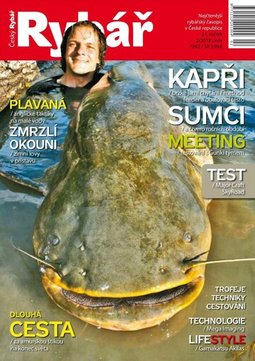 Obálka e-magazínu Český rybář 2/2018