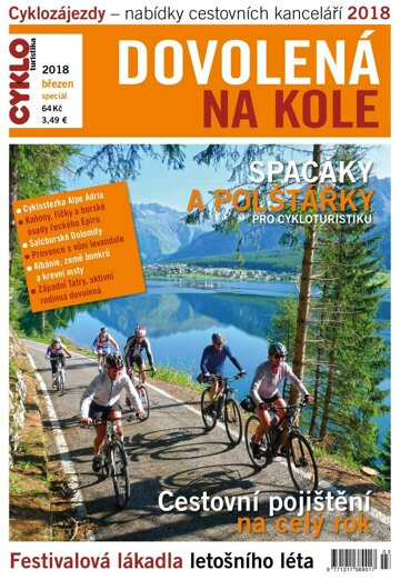 Obálka e-magazínu Dovolena na kole 2018