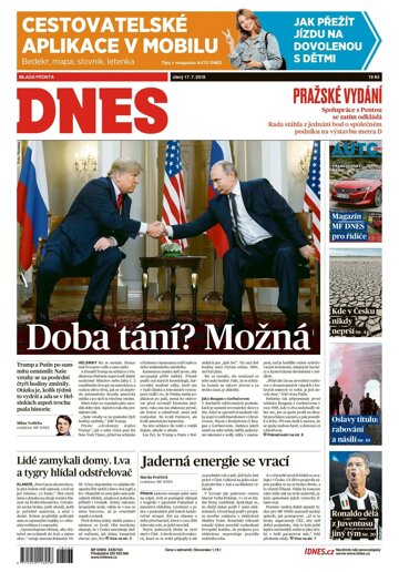 Obálka e-magazínu MF Dnes 17.7.2018