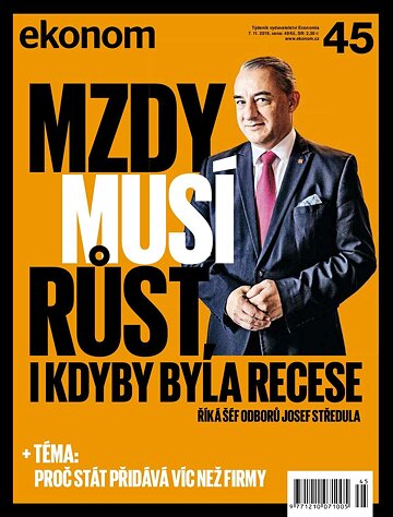 Obálka e-magazínu Ekonom 45 - 7.11.2019