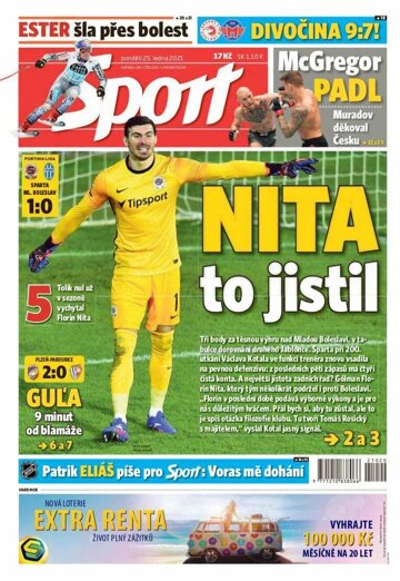 Obálka e-magazínu Sport 25.1.2021