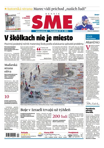 Obálka e-magazínu SME 17-5-2021