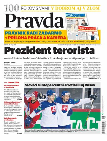 Obálka e-magazínu Pravda 25. 5. 2021