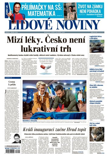 Obálka e-magazínu Lidové noviny 3.2.2023