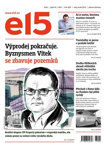 Obálka e-magazínu E15 - 26.5.2023