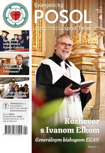Obálka e-magazínu Evanjelický posol spod Tatier 4/2024