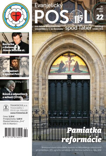 Obálka e-magazínu Evanjelický posol spod Tatier 22/2025