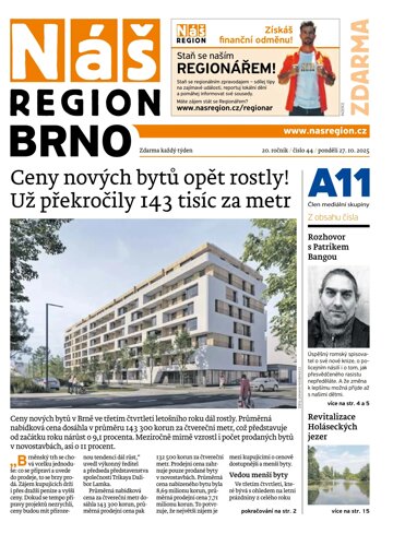 Obálka e-magazínu Náš Region - Brno 44/2025