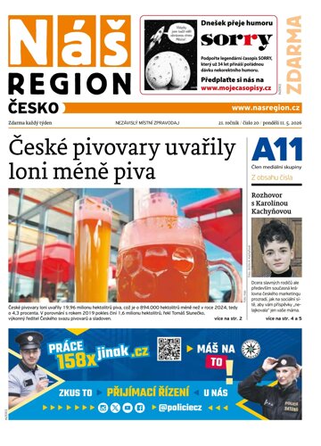 Obálka e-magazínu Náš Region - Česko 20/2026