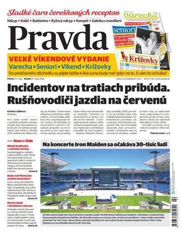 Obálka e-magazínu Pravda 29. 5. 2026