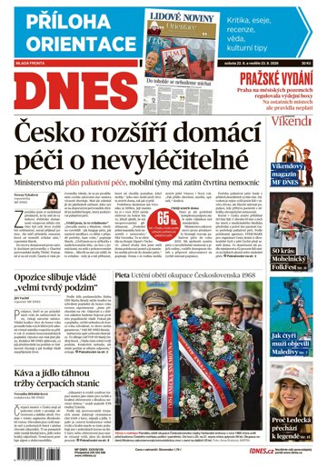 Obálka e-magazínu MF Dnes 22.8.2026