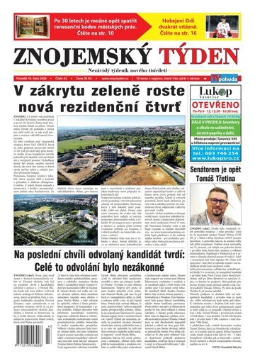 Obálka e-magazínu Znojemský týden 43/2026