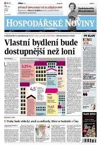 Obálka e-magazínu Hospodářské noviny 005 - 8.1.2012