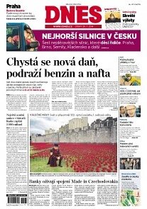 Obálka e-magazínu MF Dnes 29.7.2014