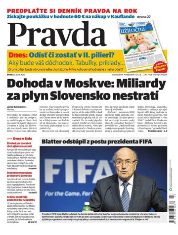 Obálka e-magazínu Pravda 3.6.2015