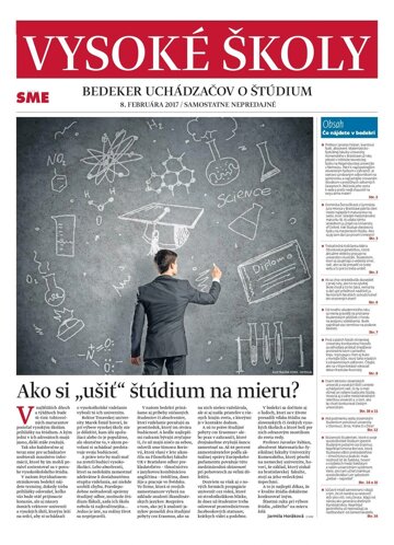 Obálka e-magazínu SME Vysoké školy 8/2/2017