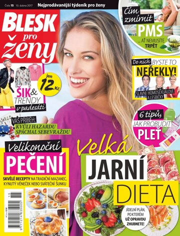 Obálka e-magazínu Blesk pro ženy 10.4.2017