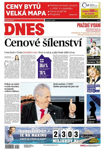 Obálka e-magazínu MF Dnes 24.5.2018