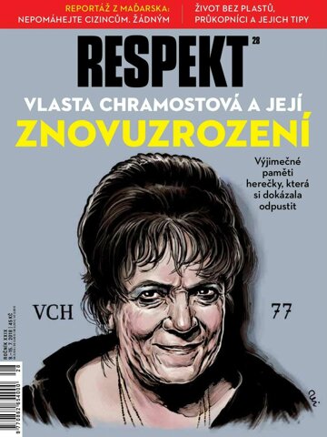 Obálka e-magazínu Respekt 28/2018