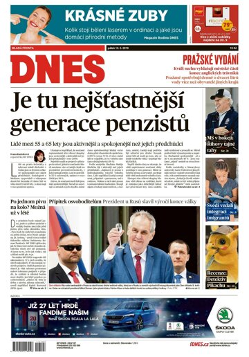 Obálka e-magazínu MF Dnes 10.5.2019