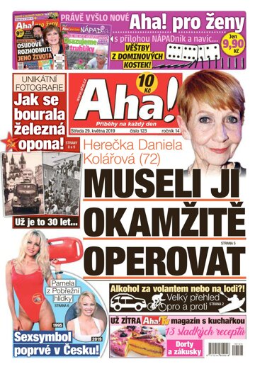 Obálka e-magazínu AHA! 29.5.2019