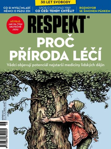 Obálka e-magazínu Respekt 46/2019