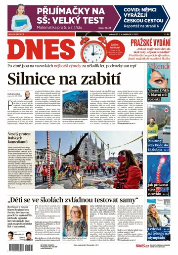 Obálka e-magazínu MF Dnes 27.3.2021