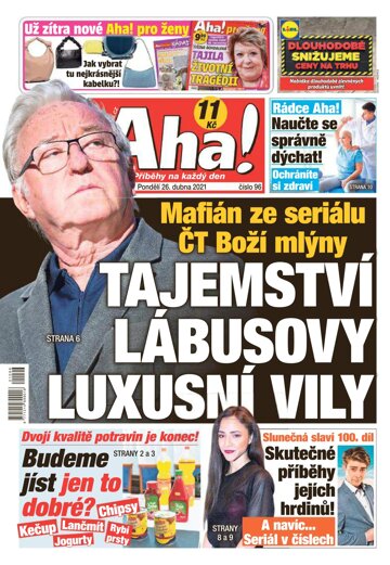 Obálka e-magazínu AHA! 26.4.2021