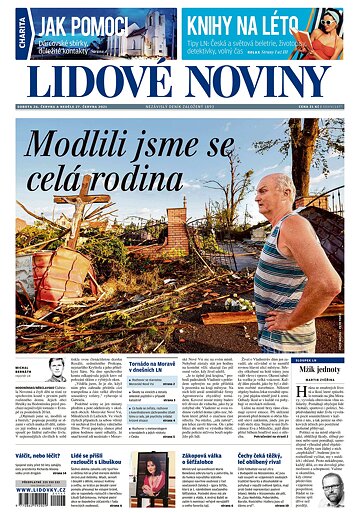 Obálka e-magazínu Lidové noviny 26.6.2021