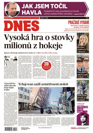 Obálka e-magazínu MF Dnes 4.4.2024