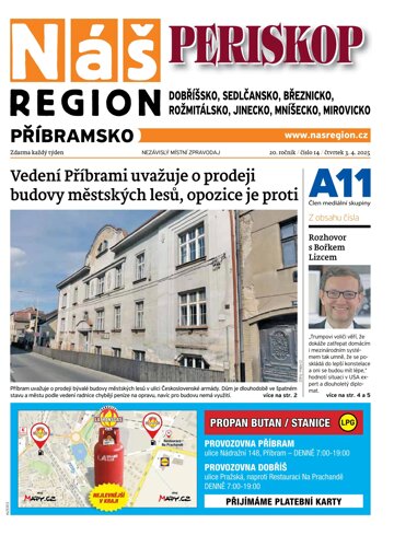 Obálka e-magazínu Náš Region - Příbramsko 14/2025