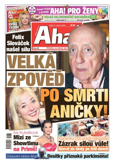 Obálka e-magazínu AHA! 11.4.2025