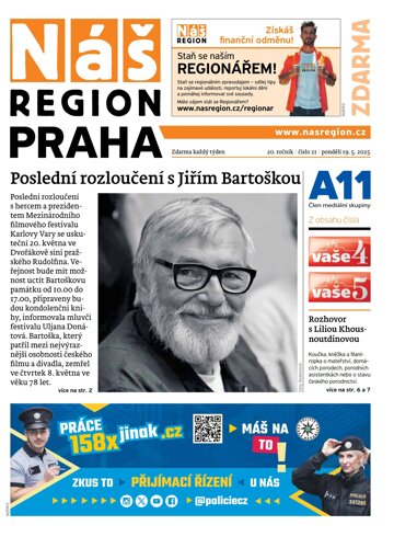 Obálka e-magazínu Náš Region - Praha 21/2025