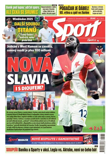 Obálka e-magazínu Sport 12.7.2025