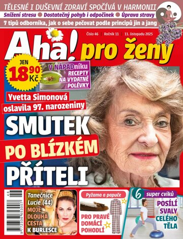 Obálka e-magazínu AHA! pro ženy 46/2025