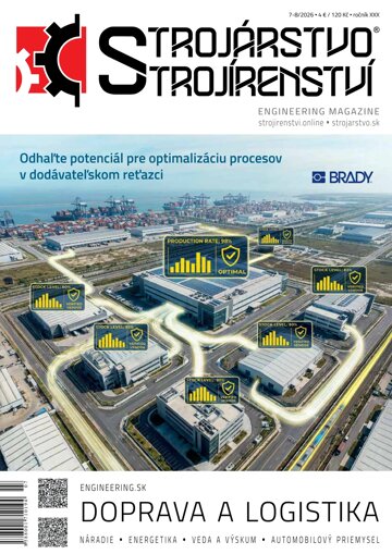 Obálka e-magazínu STROJÁRSTVO/STROJÍRENSTVÍ 7-8/2026