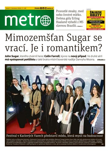 Obálka e-magazínu deník METRO 7.7.2026