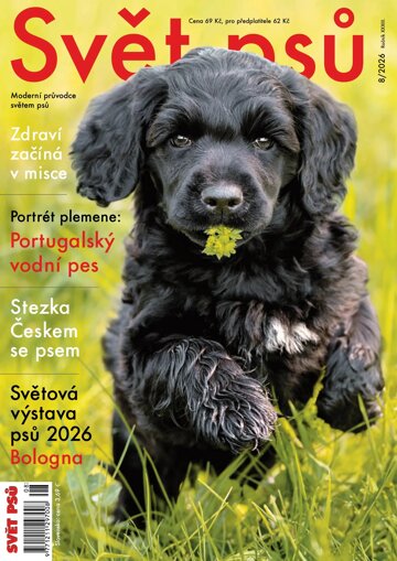Obálka e-magazínu Svět psů 8/2026