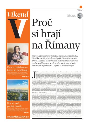 Obálka e-magazínu Hospodářské noviny - příloha Víkend 146 - 31.7.2026 Víkend