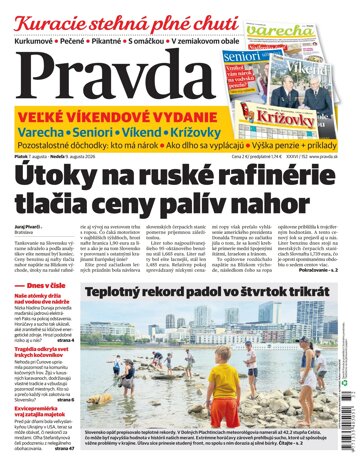 Obálka e-magazínu Pravda 7. 8. 2026